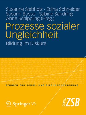 cover image of Prozesse sozialer Ungleichheit